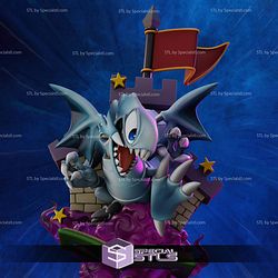 Blue Eyes Toon Dragon 3D Printing Models