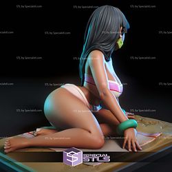 Chel Sitting Pose Digital Printing Models