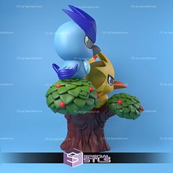 Chibi Trio Legendary Birds 3D Printing Models