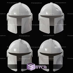 Cosplay STL Files Medieval Boba Fett Helmet