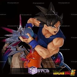 Dragonball Super Goku Ultra Instinct 3D Printing Models