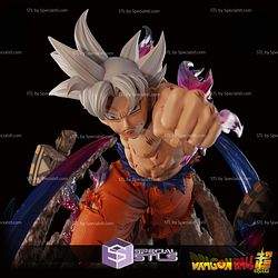 Dragonball Super Goku Ultra Instinct 3D Printing Models