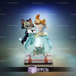 Figaro and Cleo Cartoon 3D Printing Models