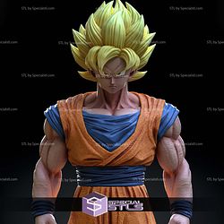 Goku Z Warrior Standing 3D Printing Models