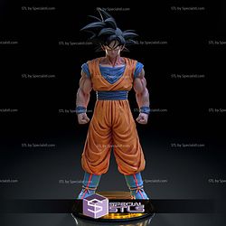 Goku Z Warrior Standing 3D Printing Models