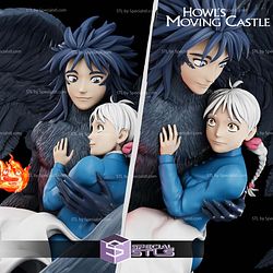 Howl and Sophie Moving Castle 3D Printing Models