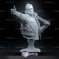 Jackie Welles Bust Cyberpunk 2077 3D Printing Models