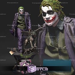 Joker Heath Ledger and Batdog 3D Printing Models