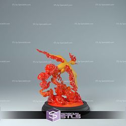 Legendary Birds Moltres Pokemon 3D Printing Models