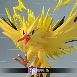 Legendary Birds Zapdos Pokemon 3D Printing Models