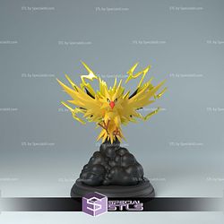 Legendary Birds Zapdos Pokemon 3D Printing Models