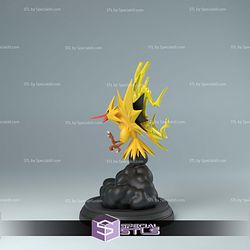 Legendary Birds Zapdos Pokemon 3D Printing Models