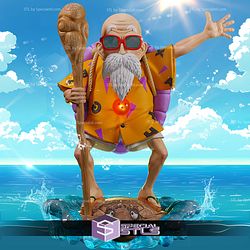 Master Roshi Turtle Water 3D Printing Models