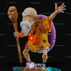 Master Roshi Turtle Water 3D Printing Models