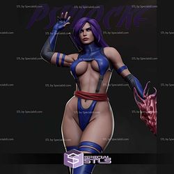 Psylocke Base Sentinel Head 3D Printing Models