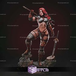 Red Sonja She Devil 3D Printing Models