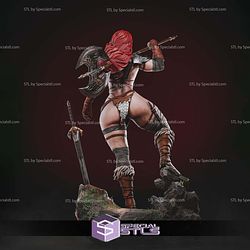 Red Sonja She Devil 3D Printing Models