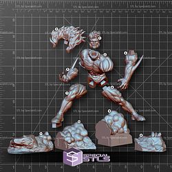 Sabretooth Mutants 3D Printing Models