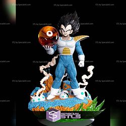 Vegeta Holding Dragonball 3D Printing Models