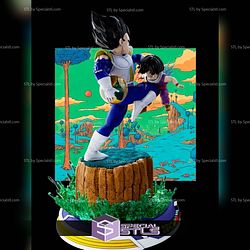 Vegeta Kick Gohan Kid 3D Printing Models