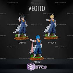 Vegito Various Version 3D Printing Models