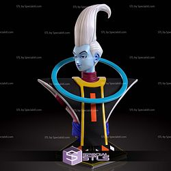 Whis Bust Dragonball 3D Printing Models