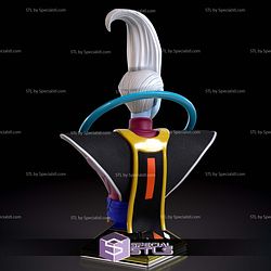 Whis Bust Dragonball 3D Printing Models