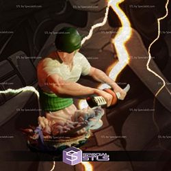 Zoro Bust Battle 3D Printing Models