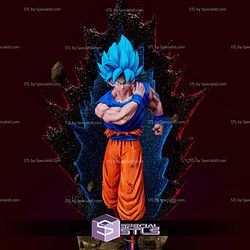 Goku Battle Walking Digital STL Files