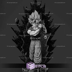 Goku Battle Walking Digital STL Files