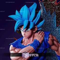 Goku Battle Walking Digital STL Files