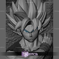 Goku Battle Walking Digital STL Files