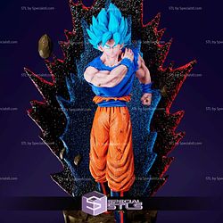 Goku Battle Walking Digital STL Files