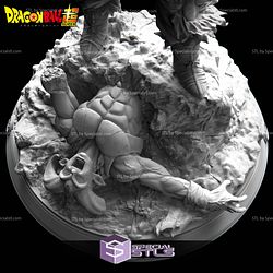 Goku Defeat Moro Dragonball Digital STL Files