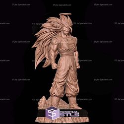 Goku SSJ3 Flying Cloud Digital STL Files