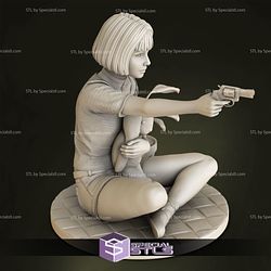 Mathilda 3D Print Sitting from L�on STL Files