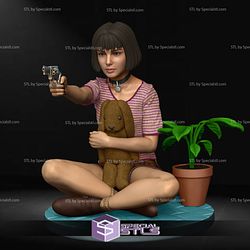 Mathilda 3D Print Sitting from L�on STL Files