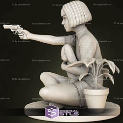 Mathilda 3D Print Sitting from L�on STL Files