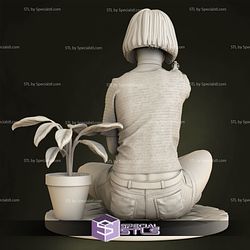 Mathilda 3D Print Sitting from L�on STL Files