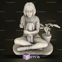 Mathilda 3D Print Sitting from L�on STL Files