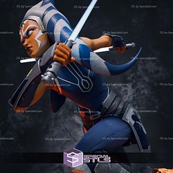 Ahsoka Tano vs Darth Maul Battle 3D Printing Models