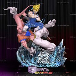 Vegito Attack Buu 3D Printer Files