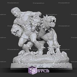 Hercules capturing Cerberus 3D Printer Files