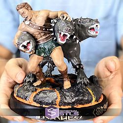 Hercules capturing Cerberus 3D Printer Files