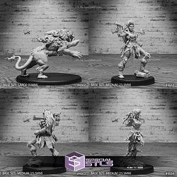 July 2024 Set 107 - Beast Hunt Epic Miniatures