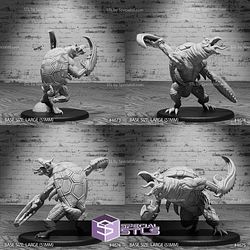 July 2024 Set 107 - Beast Hunt Epic Miniatures