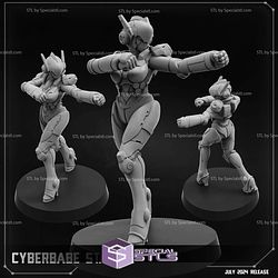 July 2024 Cyberpunk Papsikels Miniatures