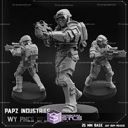 July 2024 Scifi Papsikels Miniatures