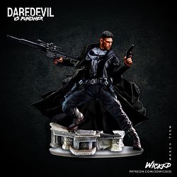 The Punisher and Daredevil Diorama from Marvel