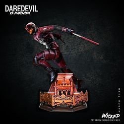 The Punisher and Daredevil Diorama from Marvel